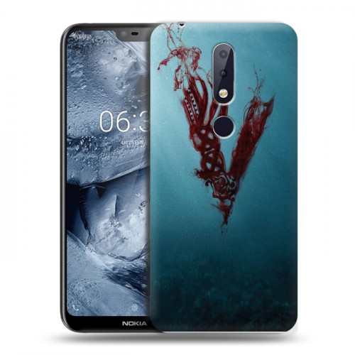 Дизайнерский пластиковый чехол для Nokia 6.1 Plus викинги