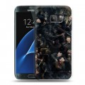 Дизайнерский силиконовый с усиленными углами чехол для Samsung Galaxy S7 викинги