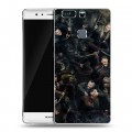 Дизайнерский пластиковый чехол для Huawei P9 Plus викинги