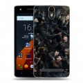 Дизайнерский силиконовый чехол для Wileyfox Storm викинги