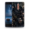 Дизайнерский пластиковый чехол для Nokia 8 викинги