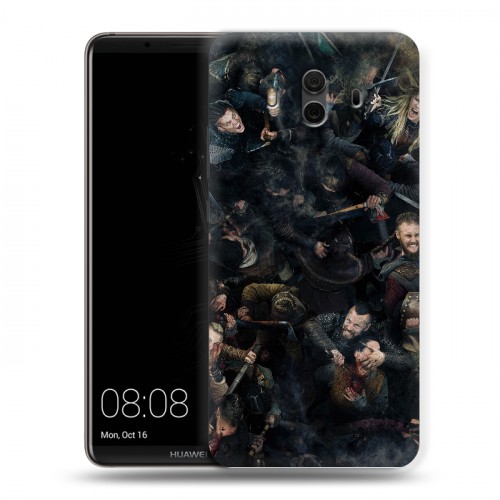 Дизайнерский пластиковый чехол для Huawei Mate 10 викинги