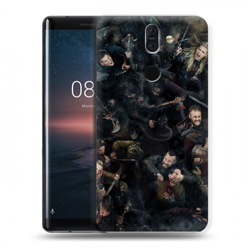 Дизайнерский пластиковый чехол для Nokia 8 Sirocco викинги