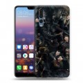 Дизайнерский силиконовый с усиленными углами чехол для Huawei P20 Pro викинги