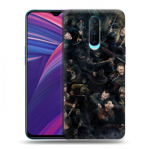 Дизайнерский пластиковый чехол для OPPO RX17 Pro викинги