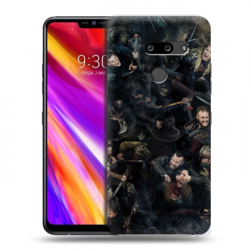 Дизайнерский пластиковый чехол для LG G8 ThinQ викинги