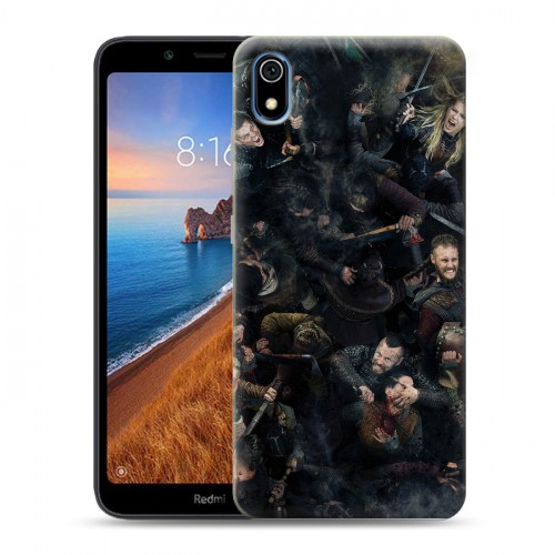 Дизайнерский силиконовый чехол для Xiaomi RedMi 7A викинги