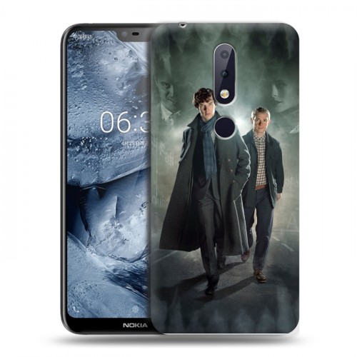 Дизайнерский пластиковый чехол для Nokia 6.1 Plus шерлок