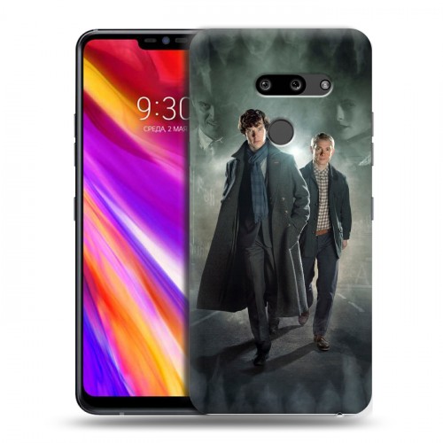 Дизайнерский пластиковый чехол для LG G8 ThinQ шерлок