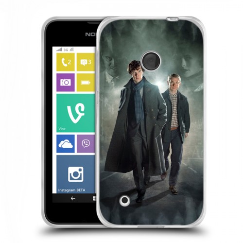 Дизайнерский пластиковый чехол для Nokia Lumia 530 шерлок