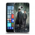 Дизайнерский пластиковый чехол для Microsoft Lumia 640 шерлок