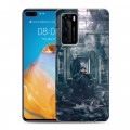 Дизайнерский силиконовый с усиленными углами чехол для Huawei P40 шерлок