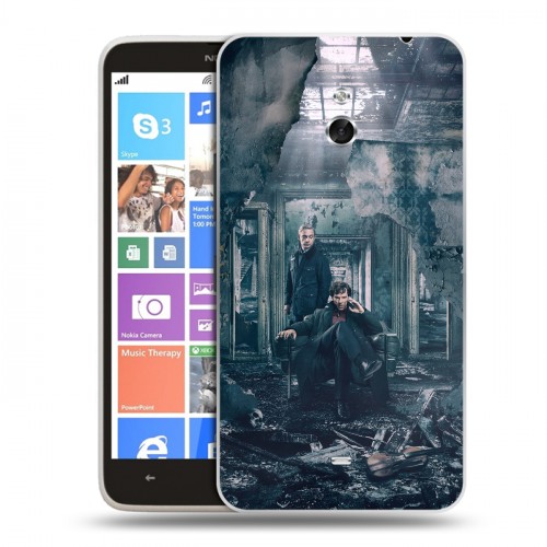 Дизайнерский пластиковый чехол для Nokia Lumia 1320 шерлок