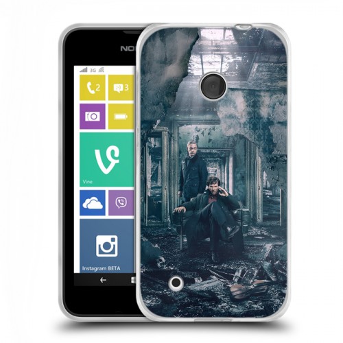 Дизайнерский пластиковый чехол для Nokia Lumia 530 шерлок