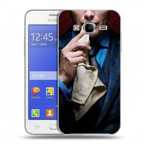 Дизайнерский пластиковый чехол для Samsung Galaxy J7 ганнибал