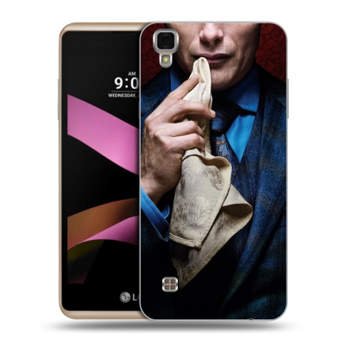 Дизайнерский пластиковый чехол для LG X Style ганнибал