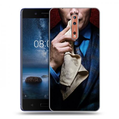 Дизайнерский пластиковый чехол для Nokia 8 ганнибал