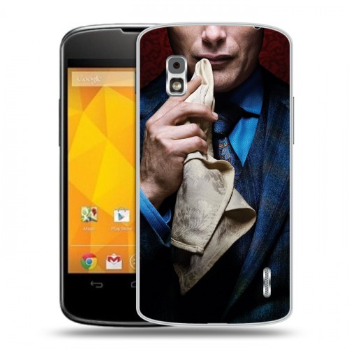 Дизайнерский пластиковый чехол для LG Google Nexus 4 ганнибал