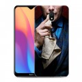 Дизайнерский силиконовый с усиленными углами чехол для Xiaomi RedMi 8A ганнибал