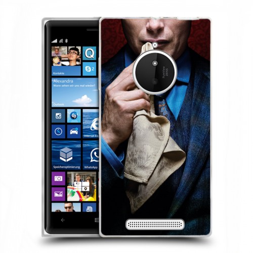 Дизайнерский пластиковый чехол для Nokia Lumia 830 ганнибал