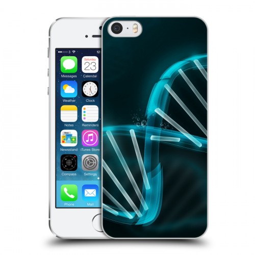 Дизайнерский пластиковый чехол для Iphone 5s Абстракции Спираль