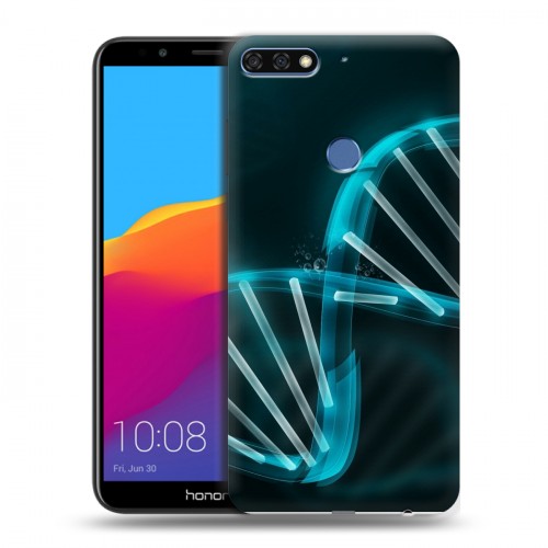 Дизайнерский пластиковый чехол для Huawei Honor 7C Pro Абстракции Спираль