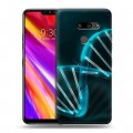 Дизайнерский пластиковый чехол для LG G8 ThinQ Абстракции Спираль