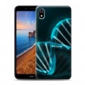 Дизайнерский силиконовый чехол для Xiaomi RedMi 7A Абстракции Спираль