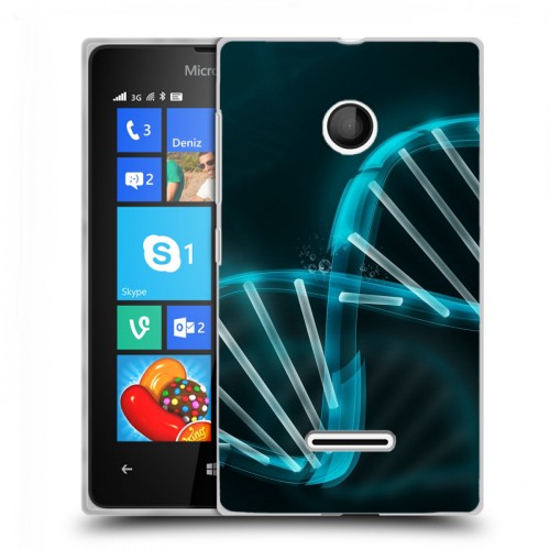 Дизайнерский пластиковый чехол для Microsoft Lumia 435 Абстракции Спираль