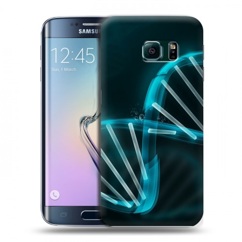 Дизайнерский пластиковый чехол для Samsung Galaxy S6 Edge Абстракции Спираль