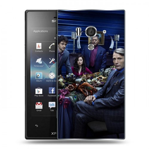 Дизайнерский пластиковый чехол для Sony Xperia acro S ганнибал