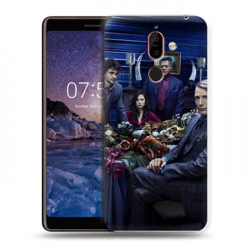 Дизайнерский пластиковый чехол для Nokia 7 Plus ганнибал