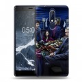 Дизайнерский пластиковый чехол для Nokia 5.1 ганнибал