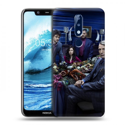 Дизайнерский силиконовый чехол для Nokia 5.1 Plus ганнибал