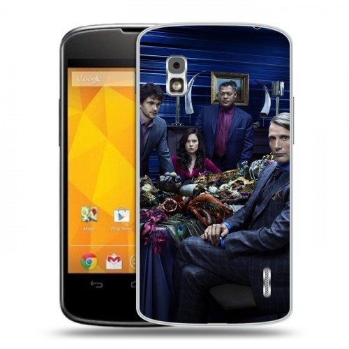 Дизайнерский пластиковый чехол для LG Google Nexus 4 ганнибал