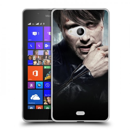 Дизайнерский пластиковый чехол для Microsoft Lumia 540 ганнибал