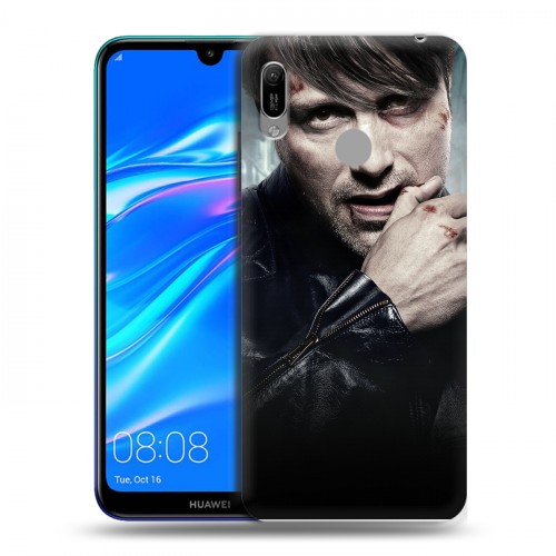 Дизайнерский пластиковый чехол для Huawei Y6 (2019) ганнибал