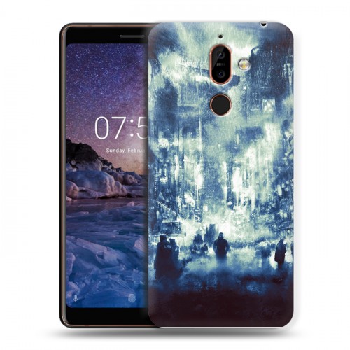 Дизайнерский пластиковый чехол для Nokia 7 Plus Бегущий по лезвию 2049