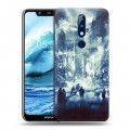 Дизайнерский пластиковый чехол для Nokia 5.1 Plus Бегущий по лезвию 2049