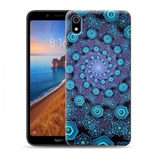 Дизайнерский силиконовый чехол для Xiaomi RedMi 7A Абстракции Спираль