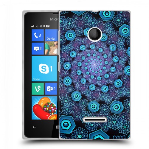 Дизайнерский пластиковый чехол для Microsoft Lumia 435 Абстракции Спираль