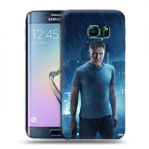 Дизайнерский пластиковый чехол для Samsung Galaxy S6 Edge Бегущий по лезвию 2049