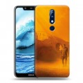 Дизайнерский пластиковый чехол для Nokia 5.1 Plus Бегущий по лезвию 2049