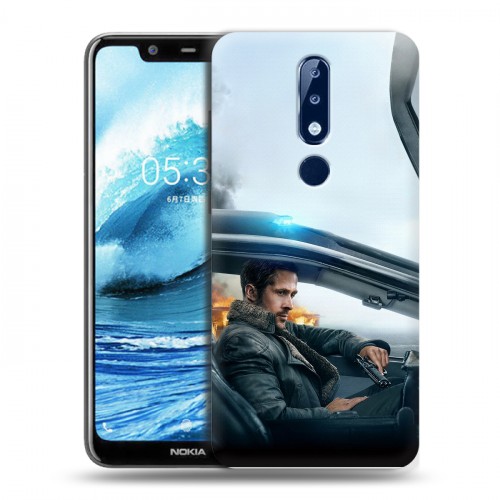 Дизайнерский пластиковый чехол для Nokia 5.1 Plus Бегущий по лезвию 2049