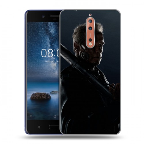 Дизайнерский пластиковый чехол для Nokia 8 терминатор