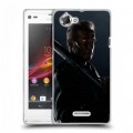 Дизайнерский пластиковый чехол для Sony Xperia L терминатор