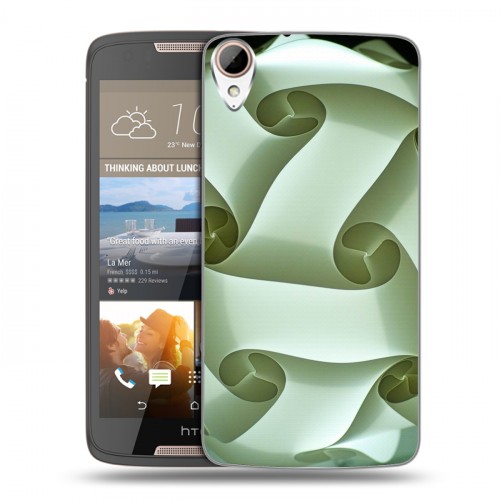 Дизайнерский пластиковый чехол для HTC Desire 828 Абстракции Спираль