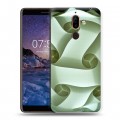 Дизайнерский пластиковый чехол для Nokia 7 Plus Абстракции Спираль