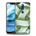 Дизайнерский силиконовый чехол для Nokia 5.1 Plus Абстракции Спираль