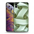 Дизайнерский силиконовый чехол для Iphone Xs Max Абстракции Спираль